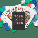 Search for your logo here playing cards Branded
