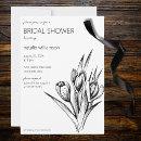 Search for white tulips invitations Elegant modern floral