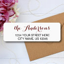 Search for family name return address labels Chic