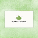 Recherche de ginkgo cartes visite Feuille