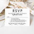 Search for wording wedding rsvp cards Modern