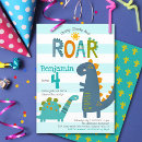 Search for stomp chomp roar invitations Kids