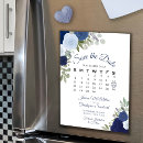 Search for blue floral save the dates Garden botanical