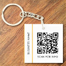 Search for gold text keychains Qr code