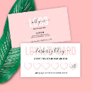 Search for pink loyalty cards Customer