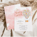 Search for hot air balloon baby shower invitations Gold