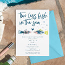 Search for two less fish invitations In the sea