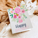 Search for spring pastel cards Floral watercolor