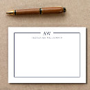 Search for initial note cards Monogrammed