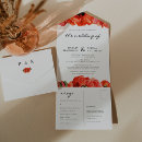 Search for red poppies wedding invitations Wildflowers