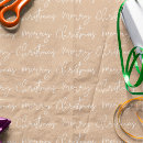 Search for kraft christmas wrapping paper White