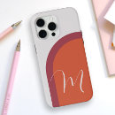 Search for magenta iphone cases Monogram initial