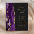 Recherche de dark purple invitations Moderne