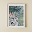 Search for gray wolf Artistic