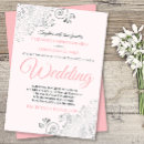 Search for pink and grey wedding invitations Ornate