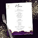 Search for purple and gold menus Marble