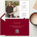 Search for burgundy wedding save the dates Simple