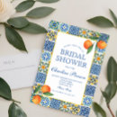 Search for amalfi coast bridal shower invitations Bougainvillea