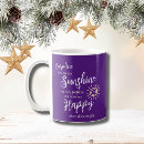 Search for bright happy mugs You are my sunshine