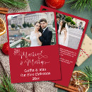 Search for merry and married christmas cards Our first christmas