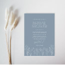 Search for dusty blue bridal shower invitations Classic