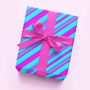 Search for neon pink wrapping paper Blue