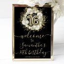 Search for sweet 16 welcome signs Calligraphy handwritten font
