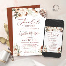 Recherche de terracotta bridal shower invitations Script de calligraphie