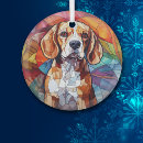 Search for hound dog ornaments Stained glass