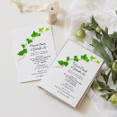 Search for ivy wedding invitations Botanical