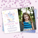 Recherche de cute unicorn anniversaire invitations Anniversaire de la licorne