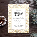 Search for golden christmas invitations Vintage