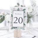 Search for christmas wedding table cards Holly