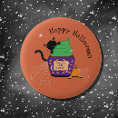 Recherche de le chat noir badges Pour enfants