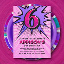 Search for 6 year old girl birthday invitations Girls