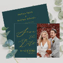 Search for budget wedding save the dates Gold