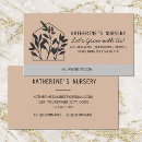 Search for nursery business cards Black