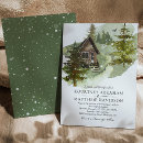 Search for log cabin invitations Winter