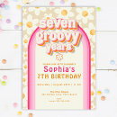 Search for girl power birthday invitations Groovy girl party