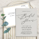 Search for dark bridal shower invitations Bride to be