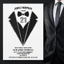 Search for mens tuxedo birthday invitations Formal