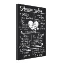 Search for family rules canvas prints House
