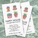 Search for clean water business cards Housekeeping