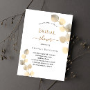 Search for golden bridal shower invitations Party