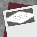 Search for geometric return address labels Trendy