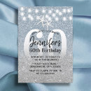Search for glitter 60th birthday invitations Fabulous