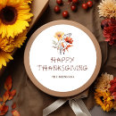 Search for elegant thanksgiving stickers Simple