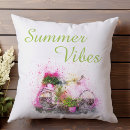 Search for bicycle pillows Watercolor