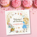 Search for alice in wonderland napkins Watercolor