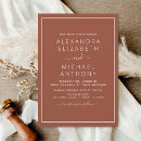 Search for burn invitations Terracotta
